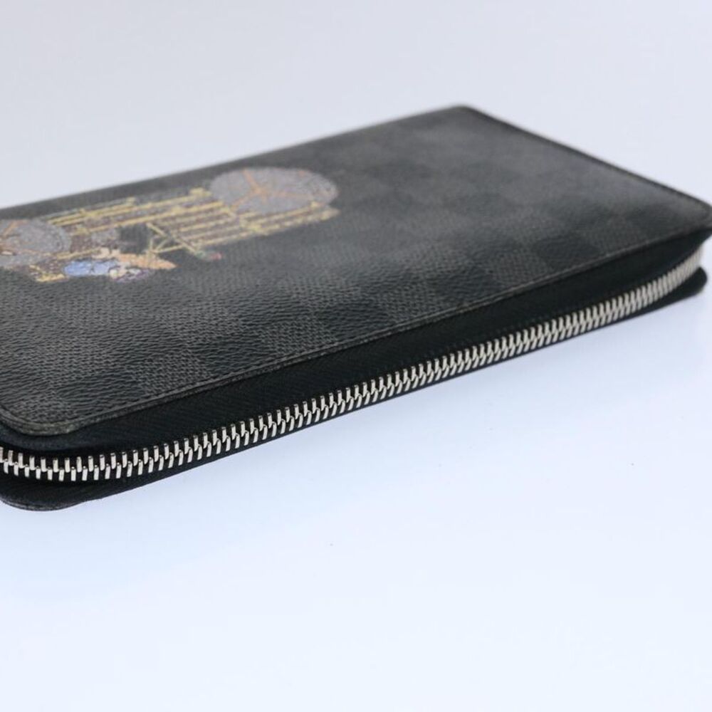 Pre Loved LOUIS VUITTON Damier Graphite Illustre Zippy Organizer Wallet N63002 - Picture 5 of 10